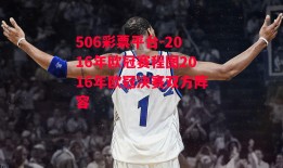 506彩票平台-2016年欧冠赛程图2016年欧冠决赛双方阵容